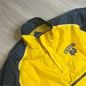 Men’s Notre Dame Fighting Irish Holloway Yellow and Black Windbreaker Jacket 2XL